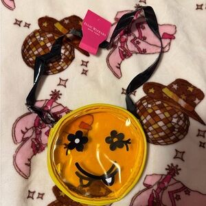 Isaac Mizrahi Kids Yellow Smiley Face Bag